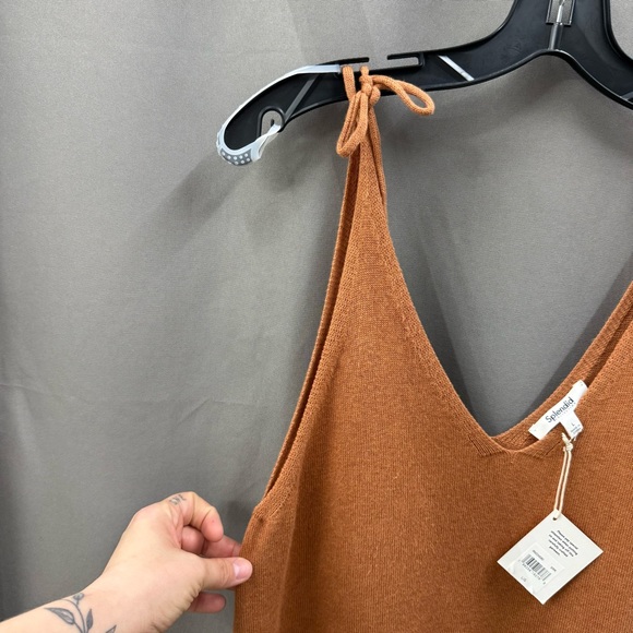 Splendid Size Large Knit Rust Camisole Top - Picture 4 of 7